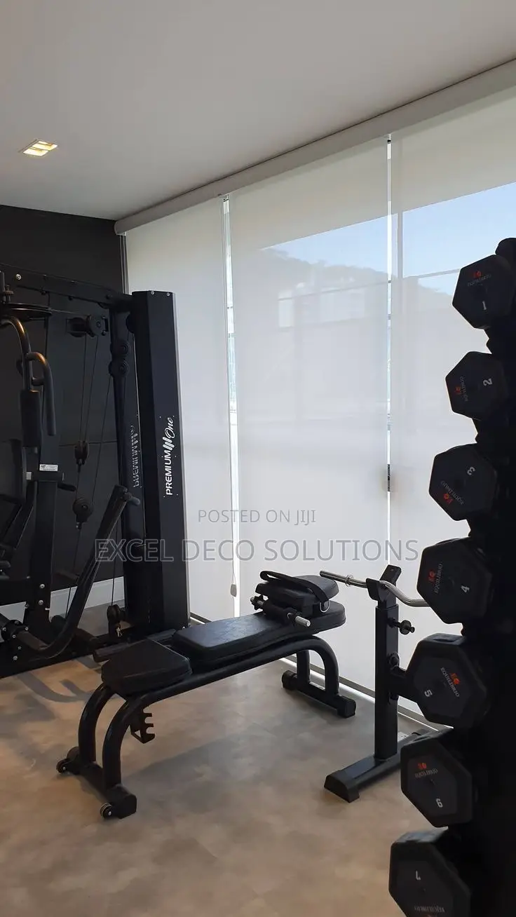 Gym Window Coverings/Roller Blinds for Large Windows