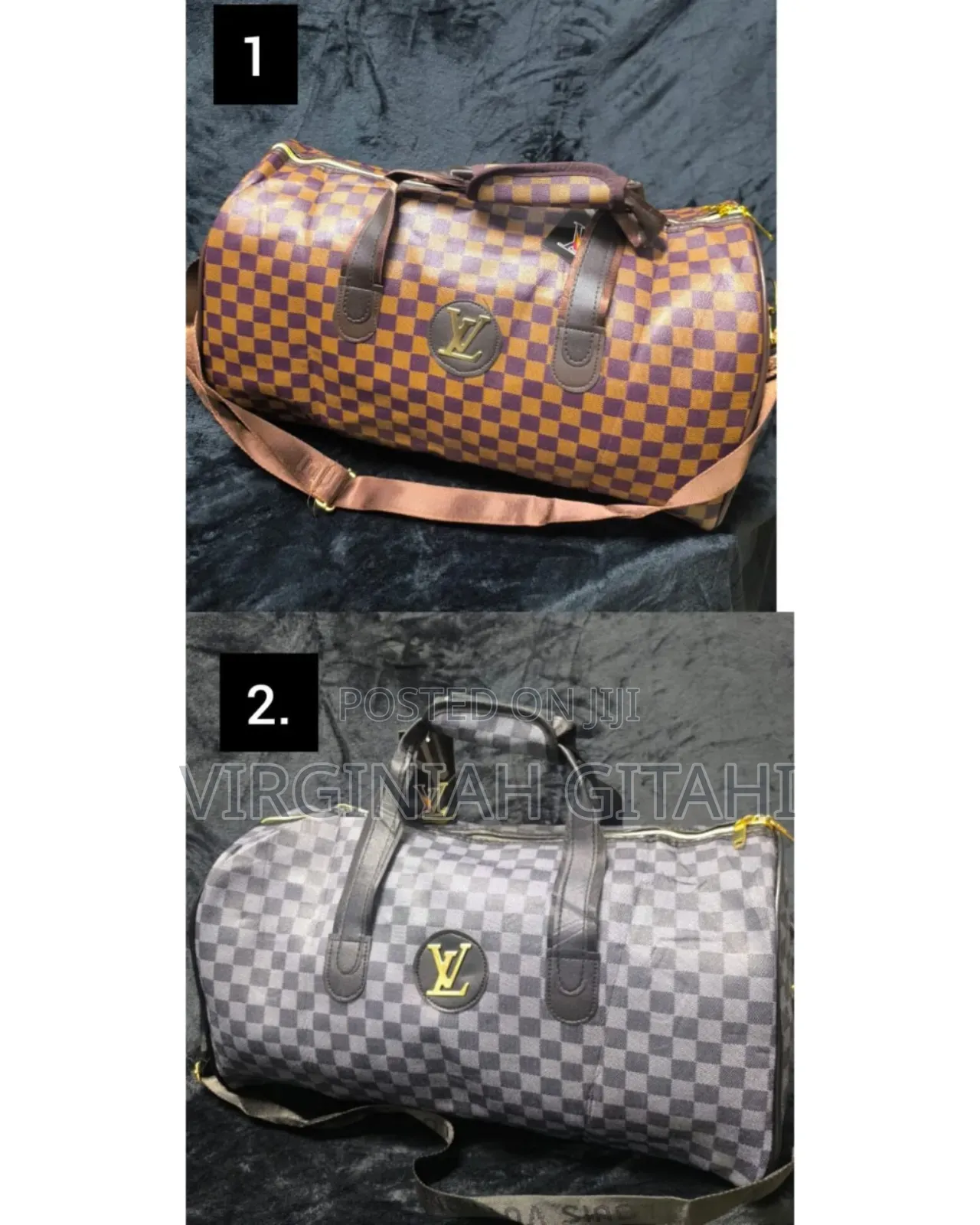 Unisex *High Quality Leather Duffel Bag*