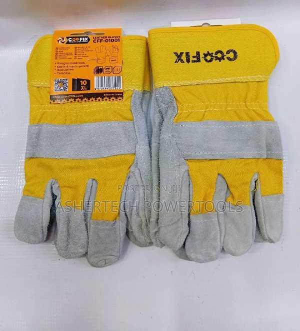 Coofix Leather Working Gloves (Cfp-01001), Size 10/Xl.