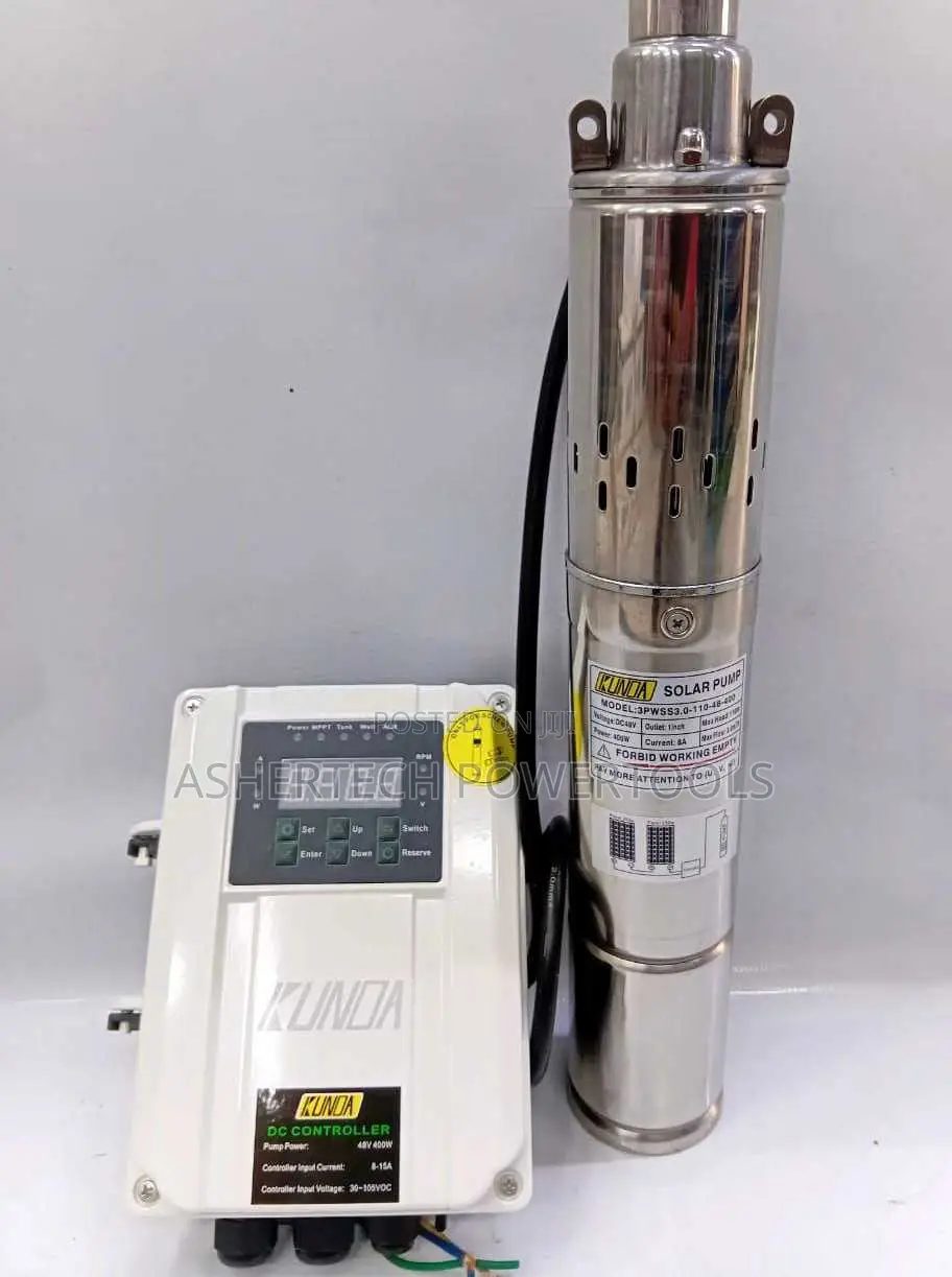 Kunda Solar Pump 400w Max Head 110 Meters