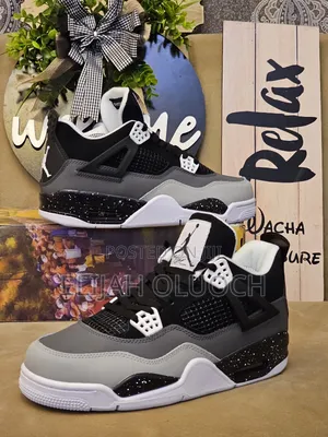 Jordan 4 Fear Pack Leather Shoes