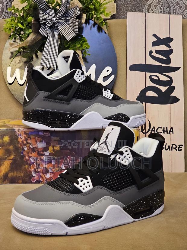 Jordan 4 Fear Pack Leather Shoes - thumbnail 2