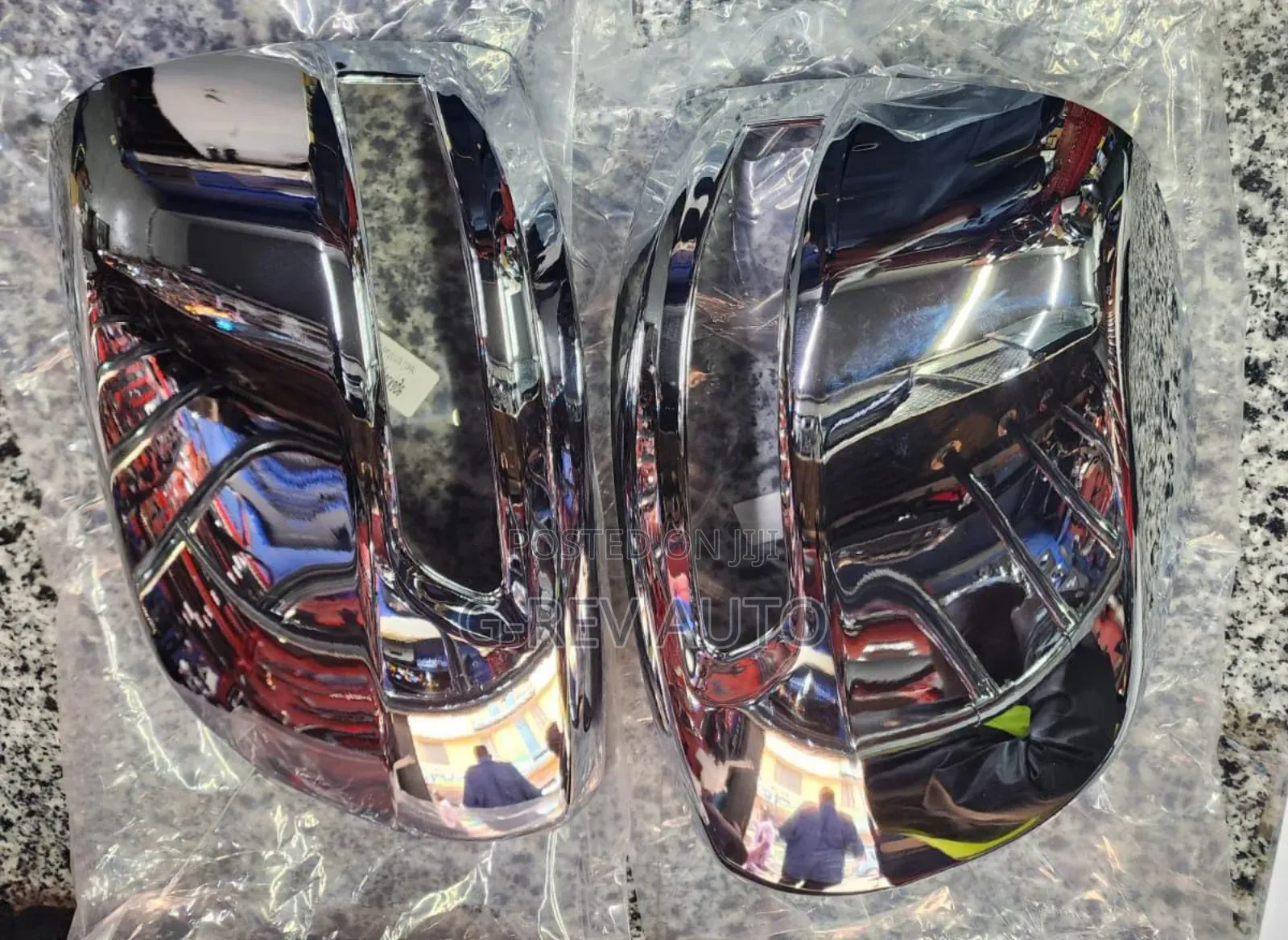 Chrome Side Mirror Covers Prado 150