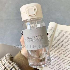 High Quality Acrylic Water Bottle.With Straw - main view