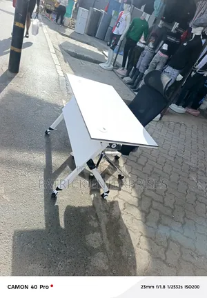 Impotent Modern Foldable Study Table/It Table + Ergonomic Office Chair
