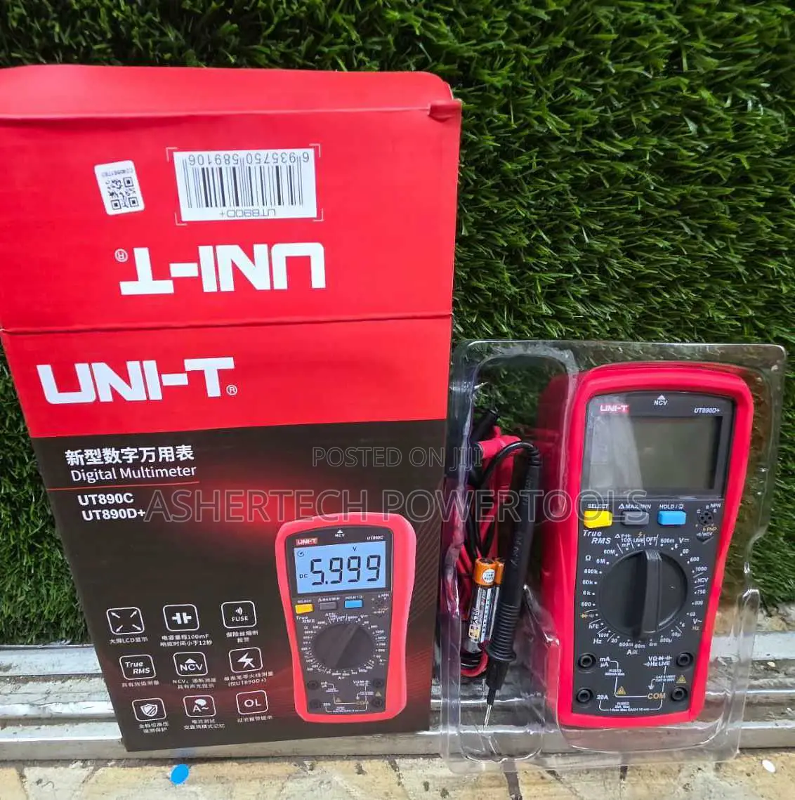 Uni-T Ut890d+ True RMS Digital Multimeter.