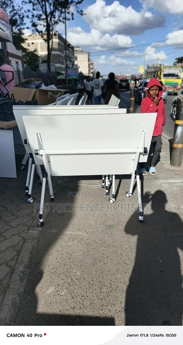 Imported Modern Collage/Office/ It Computer Foldable Table - thumbnail 2