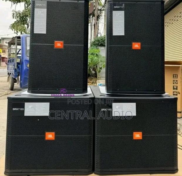 JBL Set Pa Speakers 2pcs Bass and 2pcs Midrange