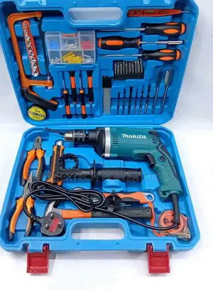 Makita Tool Set With a 710w Impact Drill.