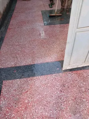 Red Terrazzo Installations