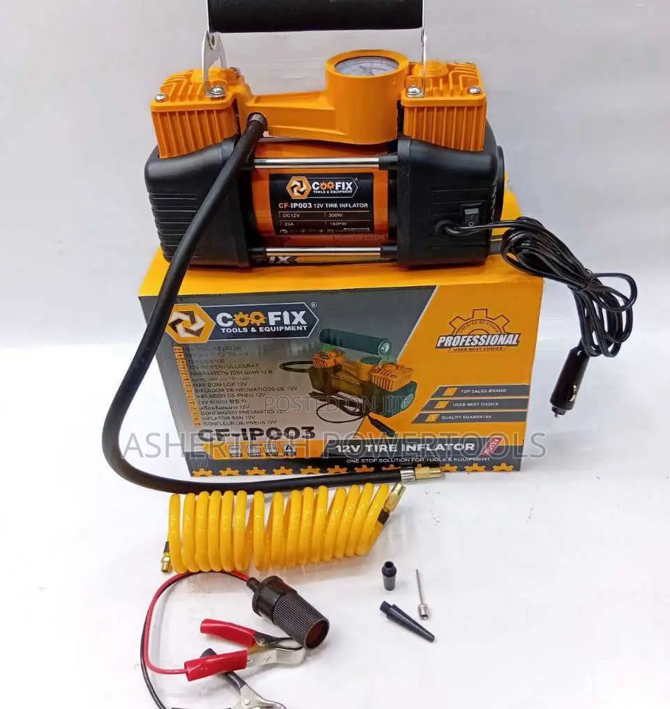 Coofix Cf-Ipo03 12v Professional Car Tire Inflator