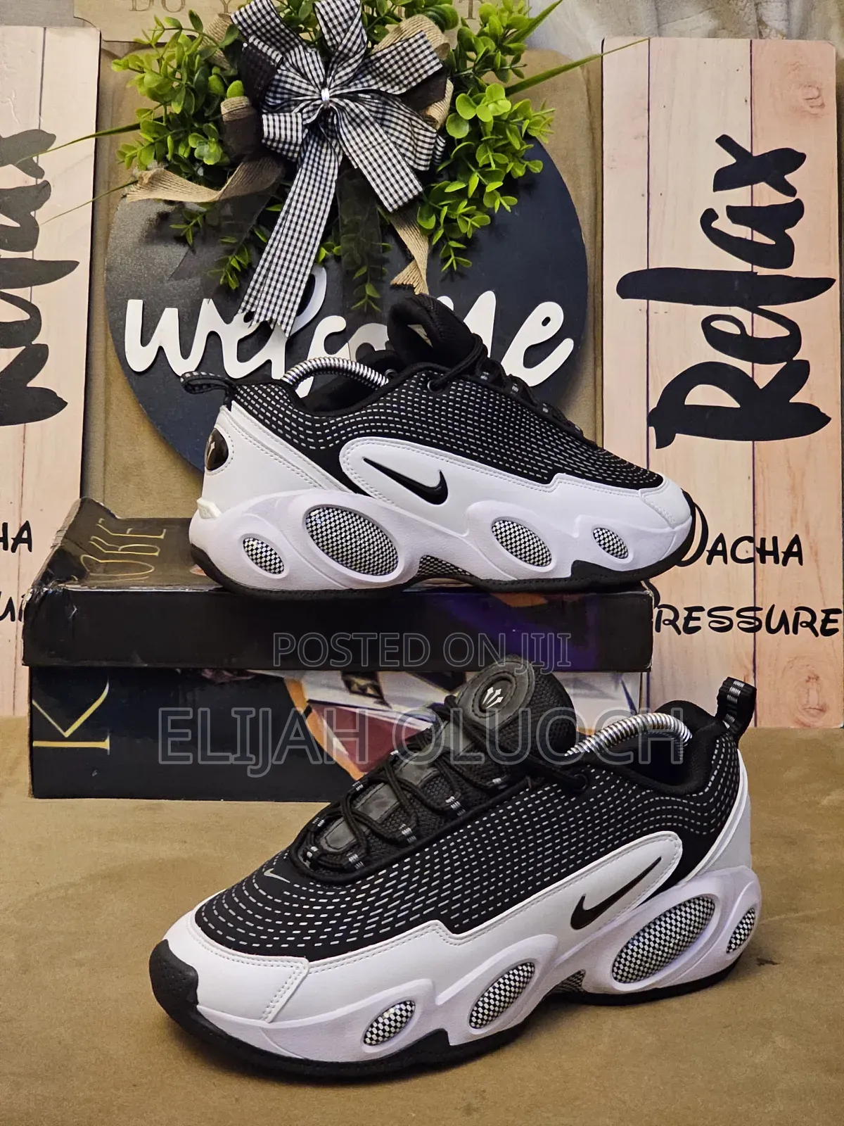 Nike Nocta Glide Black and White