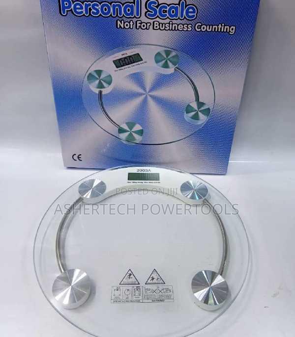 Digital Glass Personal Weighing Scale. - main view