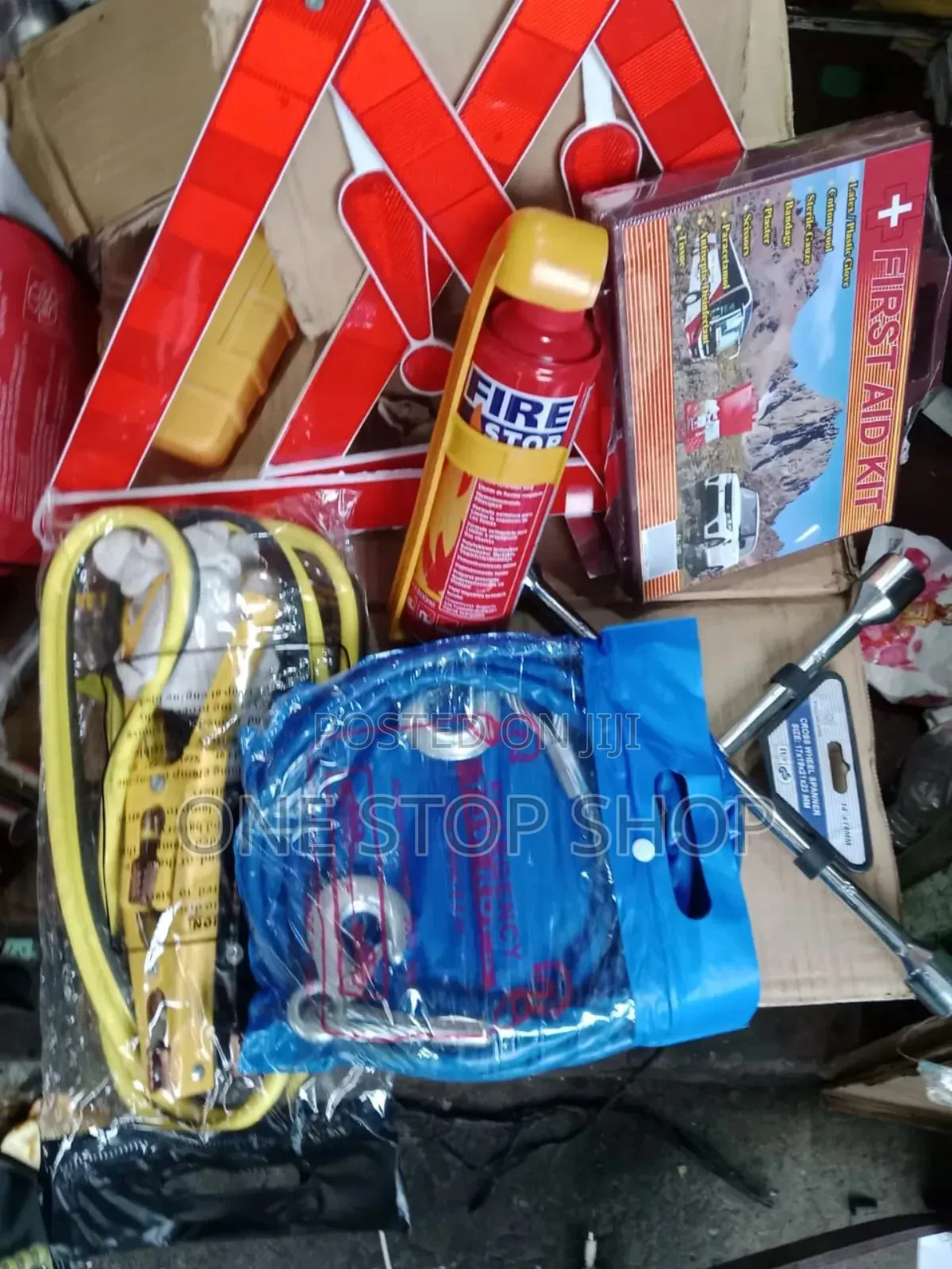 6in1 Combo Safety Car Roadside Assistance Safety Kit