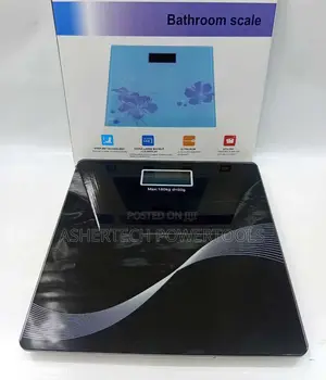 Digital Glass Bathroom Scale With a Maximum Capacity of 180 Kg