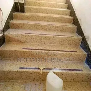 Cream Staircase Terrazzo