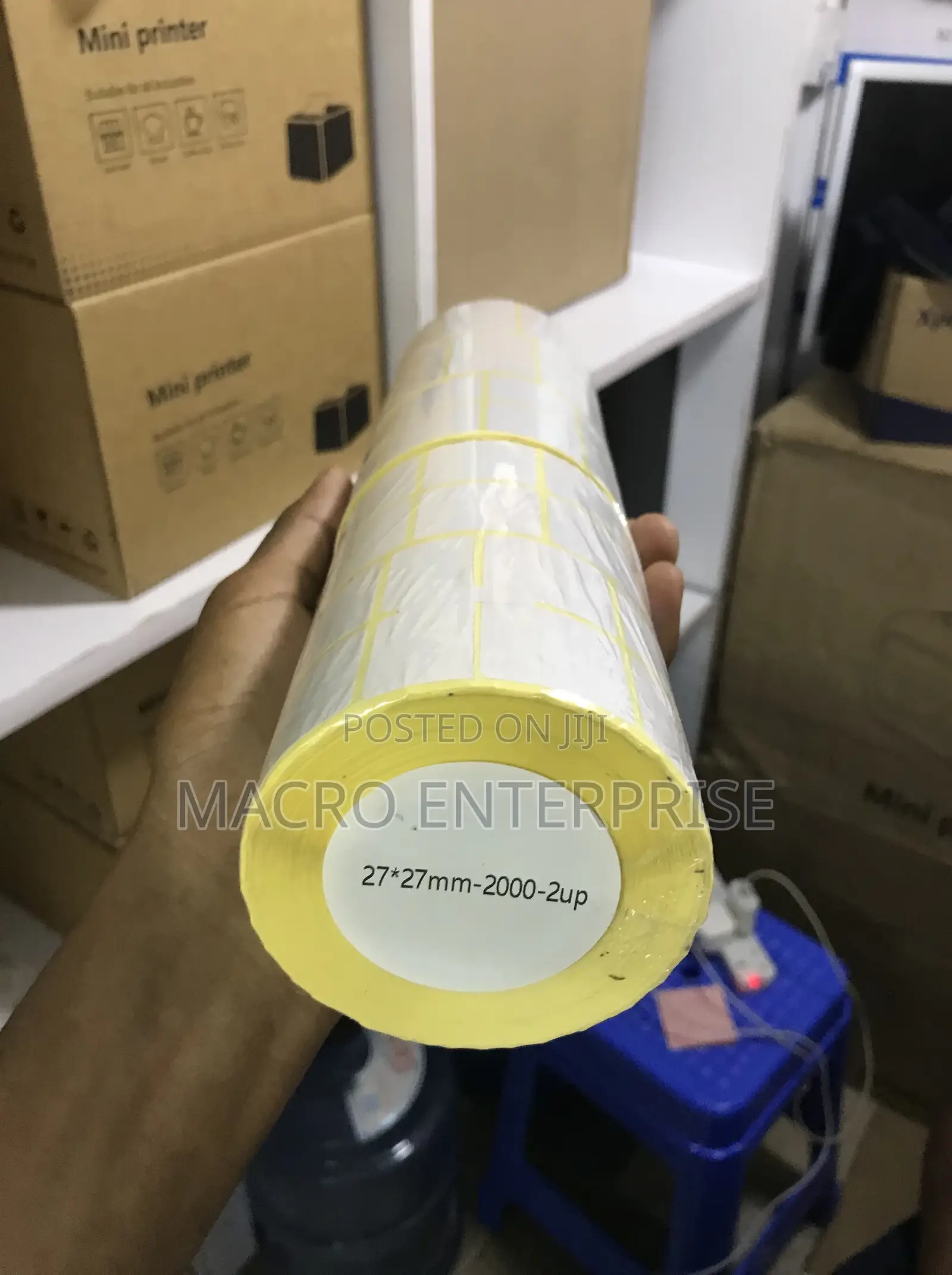 27mm Price Stickers 2000 Sheets - 2up Thermal for Small Retail Items