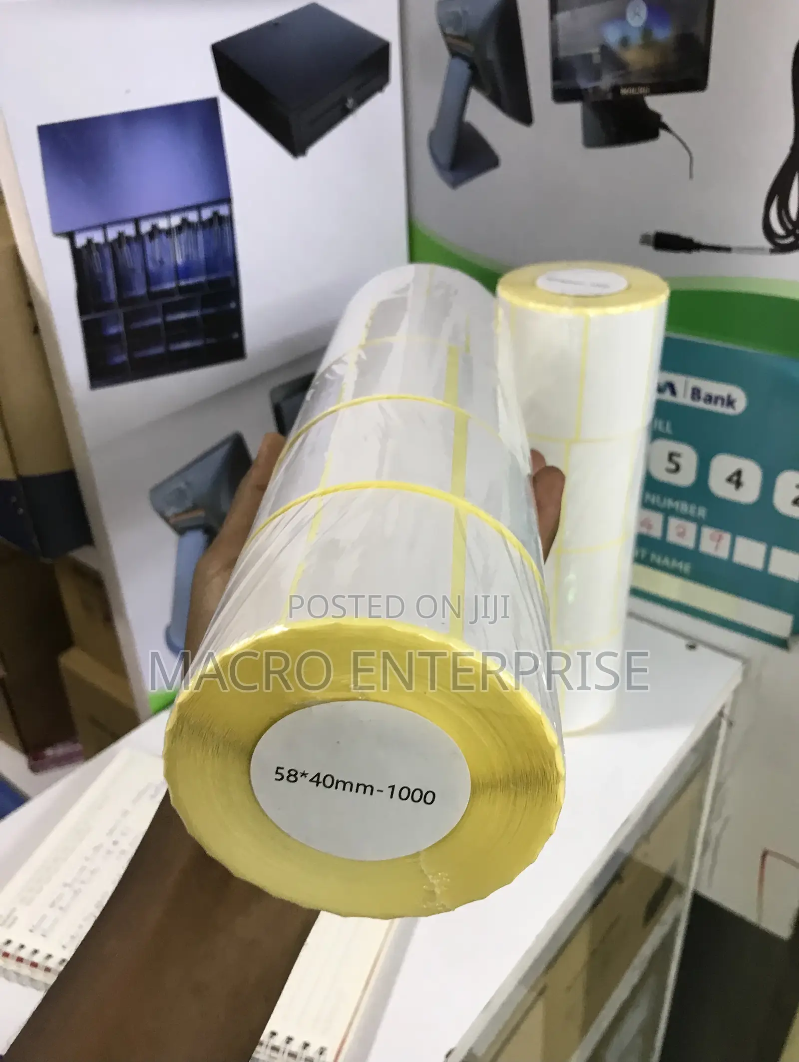 58mm X 40mm Direct Thermal Labels -1000pk for Shipping Packing Slips