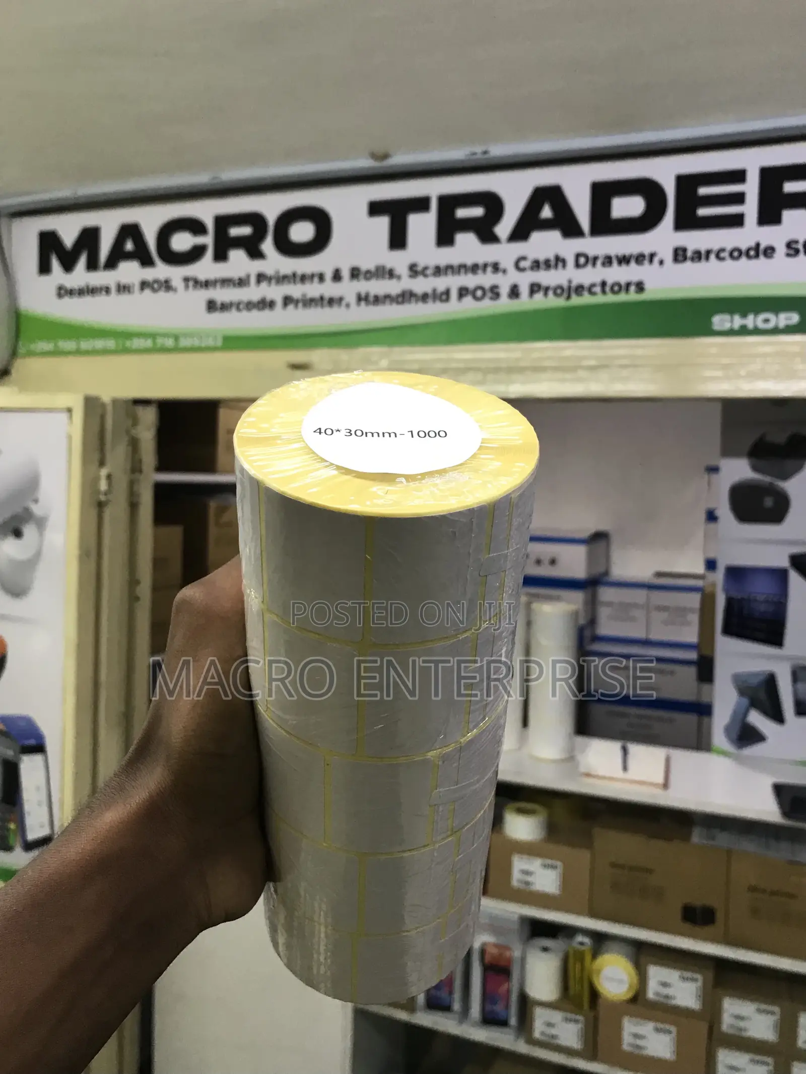 40x30mm Thermal Shipping Labels 1000pcs - For Small Packages Mail
