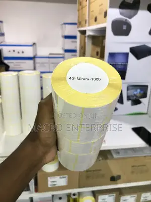Thermal Asset Tag Labels 40mm X 30mm - 1000pcs for Inventory Tracking