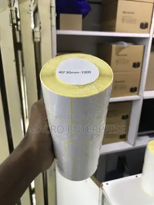 Small Barcode Label Stickers 40x30mm - 1000pcs for 1d/2d Codes