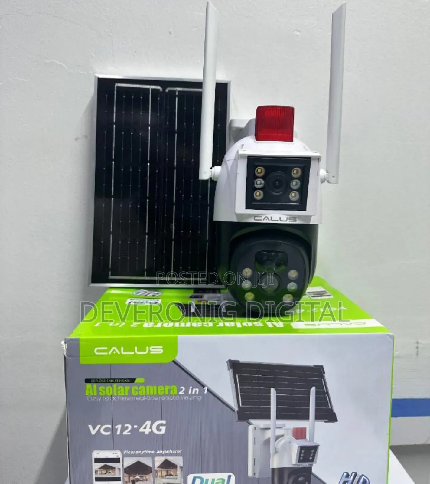 Vc12-4g Solar (Dual Lens) Solar 4g, Dual Lens Cctv Camera
