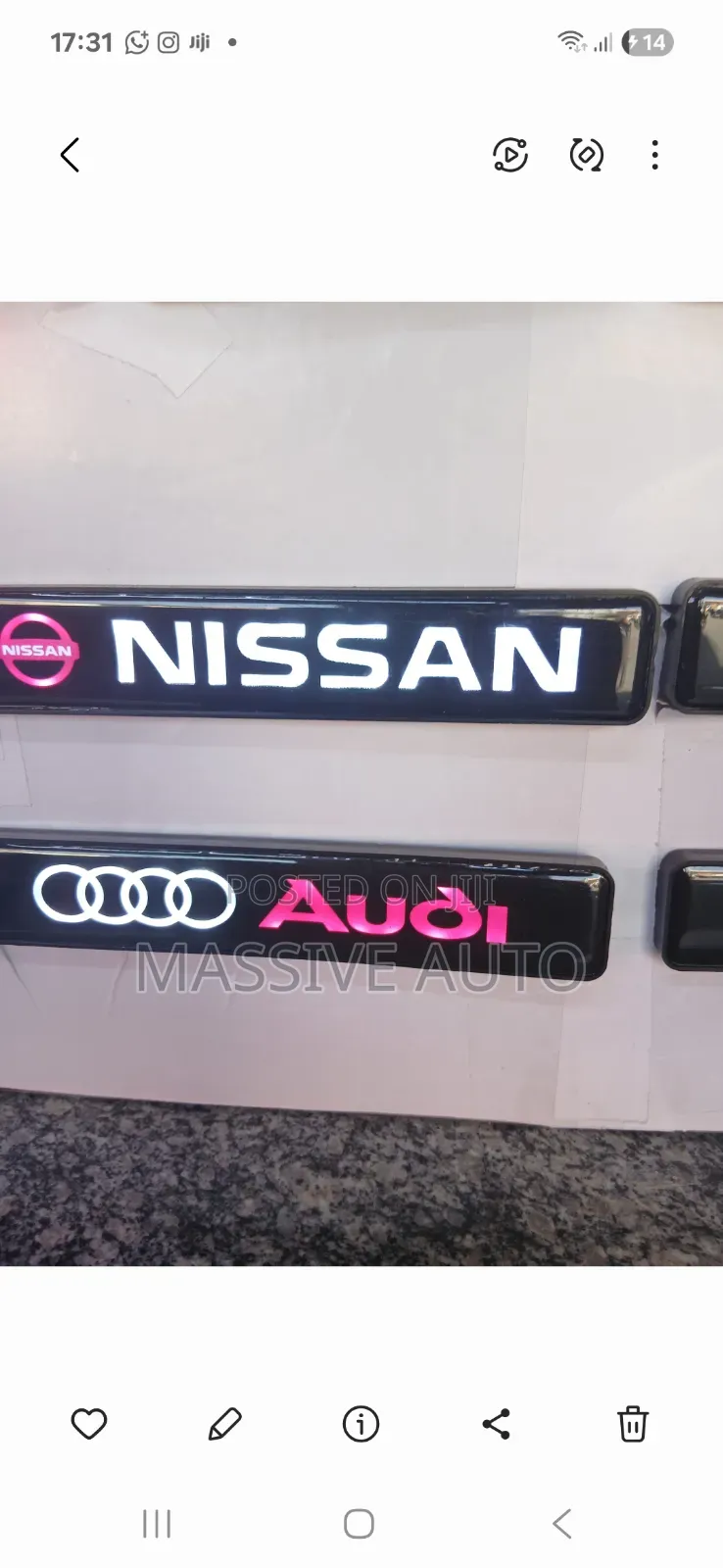 Buy Decorative Led Front Grill Lights With Logo