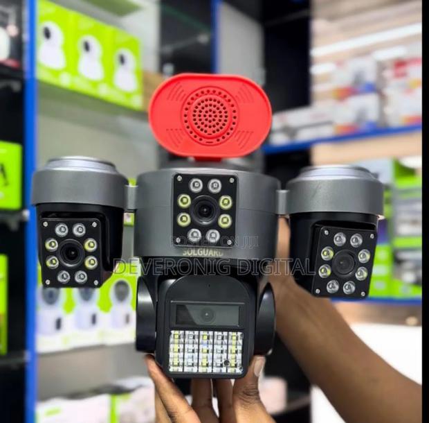 4 Lens 4g Solar CCTV Camera - main view