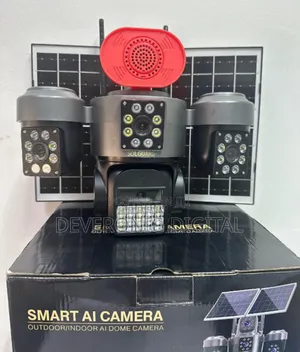 4 Lens 4g Solar CCTV Camera