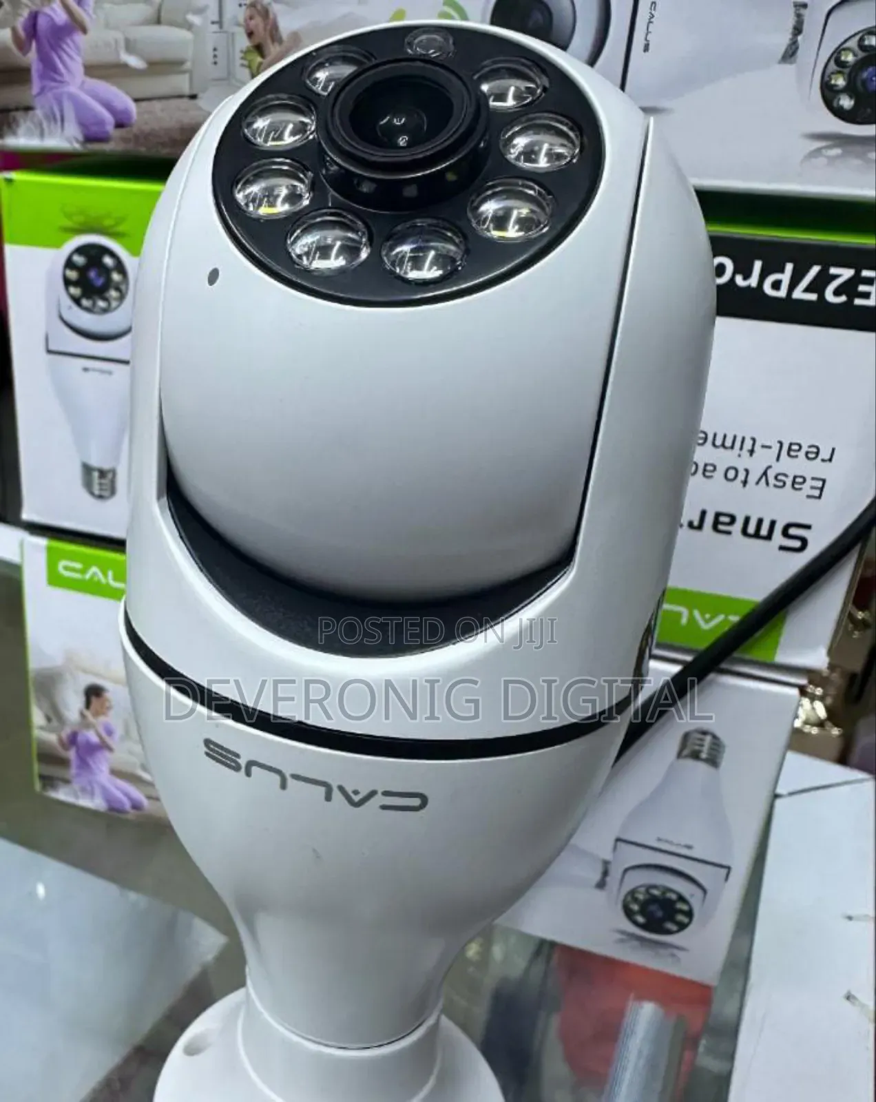 Calus E27 Pro Smart Wifi Bulb Camera Is a 1080p Hd Security