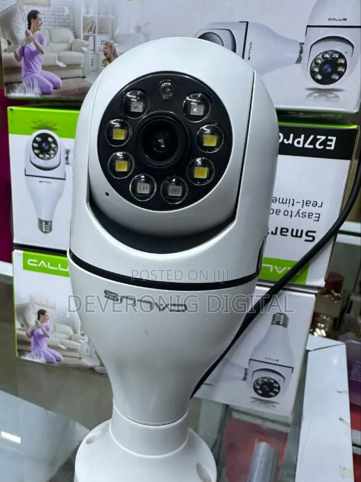 Calus E27 Pro Smart Wifi Bulb Camera Is a 1080p Hd Security
