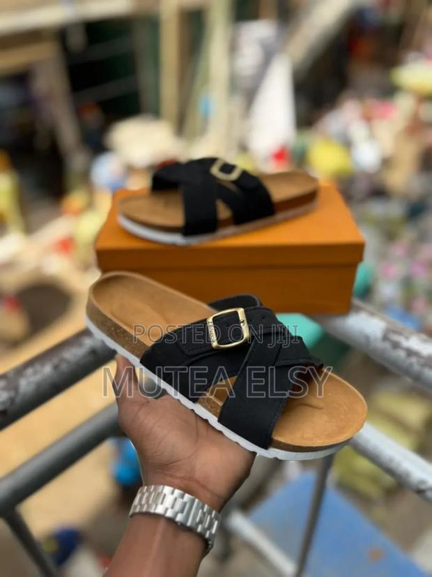 Black,White, Beige Green Men Open Fancy Sandals - thumbnail 2