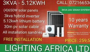 3.2kva - 5.12kwh Nyumbani Solar System With Free Installation Testing