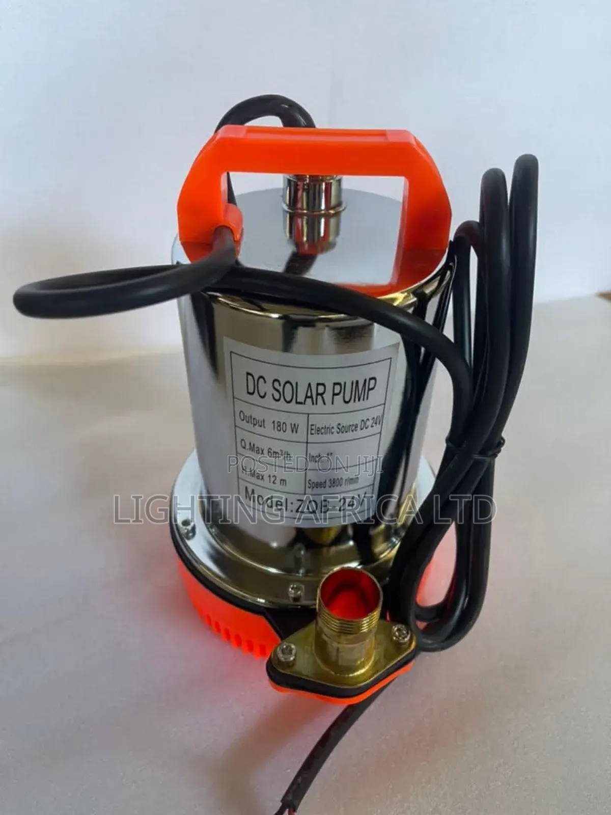 12m - 24v Dc (180w) Meters Head Submersible Solar Dc Pump