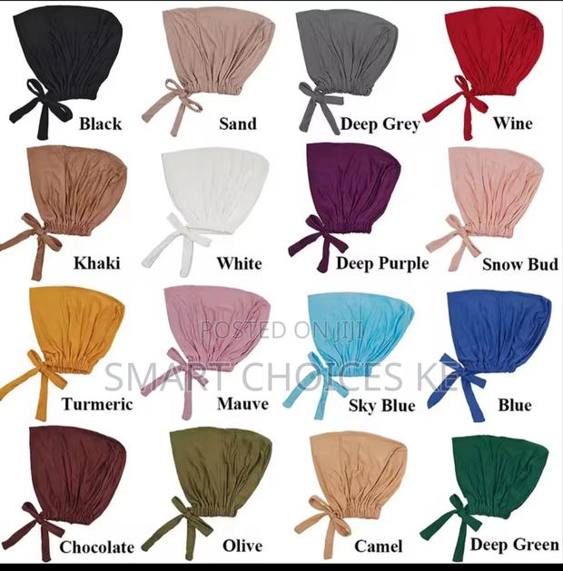 Soft Modal Muslim Turban Hat Inner Hijab Caps