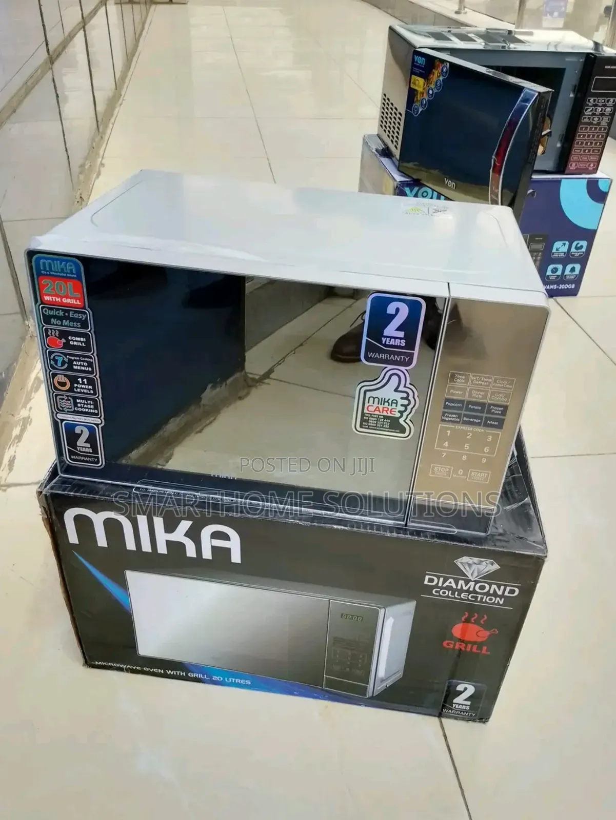 Microwave, Mika Microwave 20l Oven 700w Silver