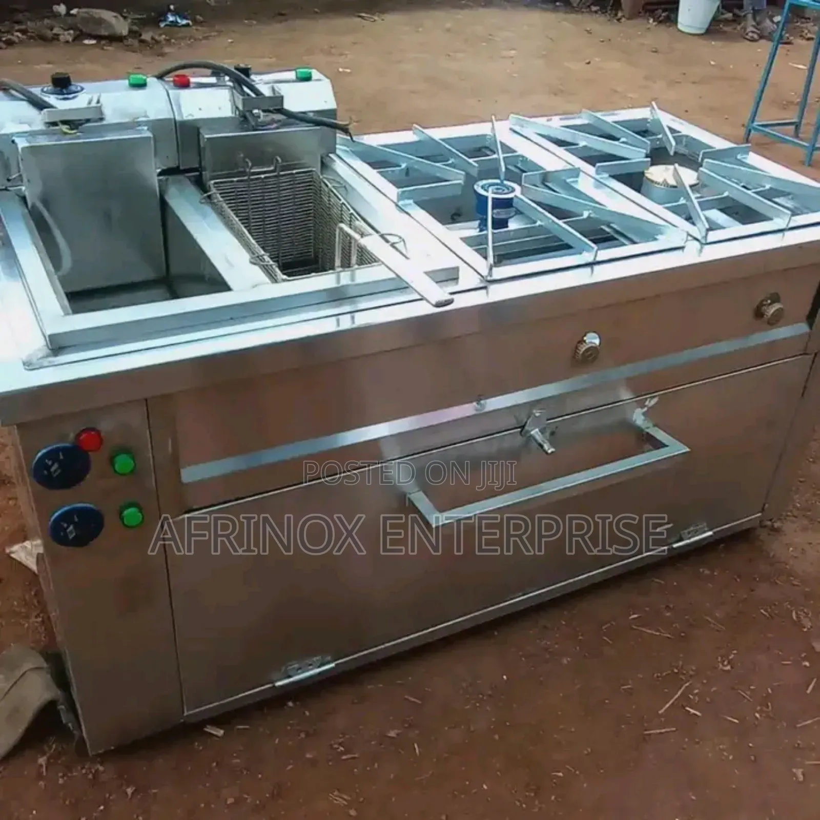 Commercial Cooker With Inbuilt Electric Oven