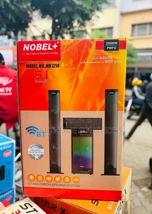 Nobel Nb-1214 5.1ch High Tech Multimedia Sound System Bt/Fm