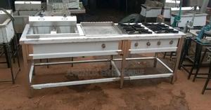 Four Burner Cooker With Deep Fryer and Griddle - thumbnail 2