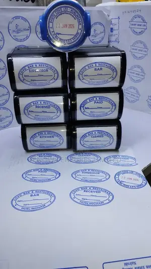 Plain Self Inking Rubber Stamps (Oval, Circular and Rectangular)