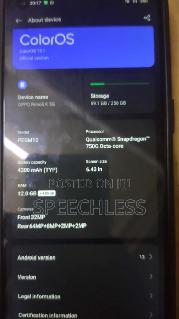 Oppo Reno 256 GB Black - thumbnail 4