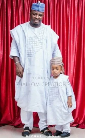 Father and Son Agbada Outfits