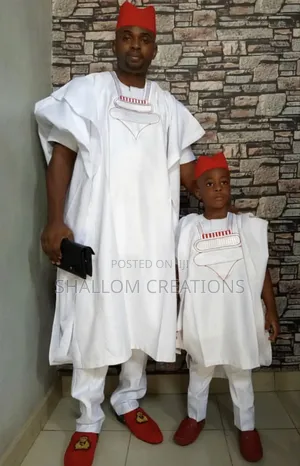 Father and Son Agbada Outfits