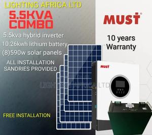 5.5kva - 10.26kwh Off-Grid Solar Package - Free Installation - thumbnail 2