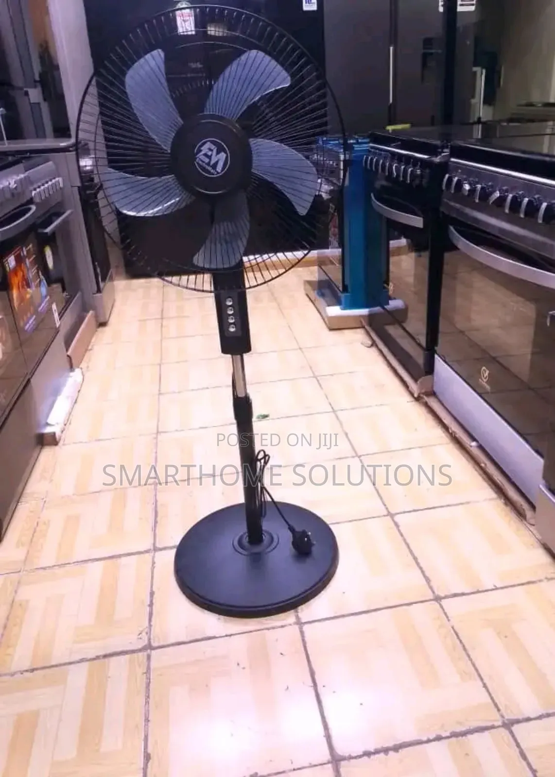Black 16 Inches Electromate Electromate Standing Fans