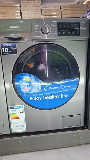 Skyworth F10215rby Front Load 10kg, Automatic Washer With 7kg Dryer