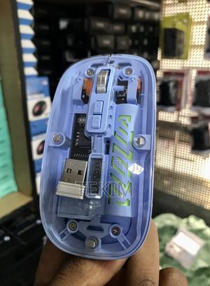 Mini Transparent Wireless Mouse - Ultra Compact for Laptop Travel - main view