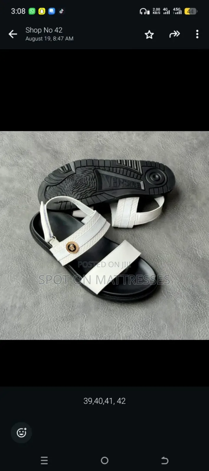 Sandals For Men Sizes 40 - 46 + Free Delivery.