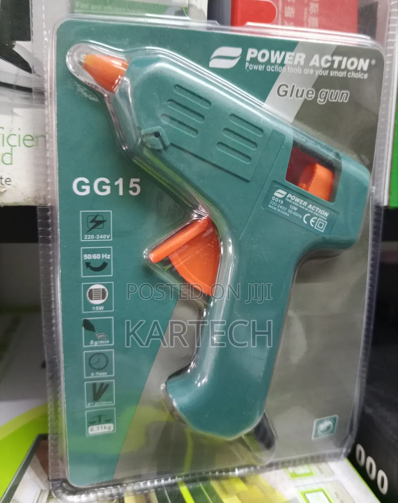 Power Action 15w Electric Hot Melt Glue Gun