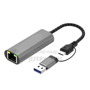 Usb and Type C Gigabit Networking Adapter Rj45 Port - thumbnail 2